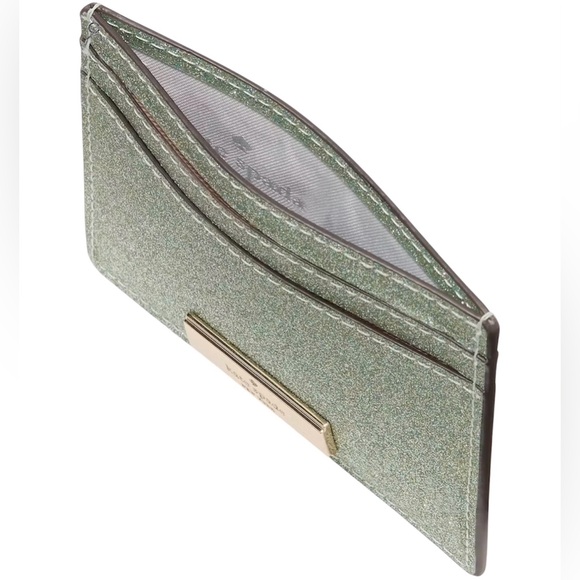 NWT Kate Spade Kenzie Green Cardholder - Picture 3 of 4